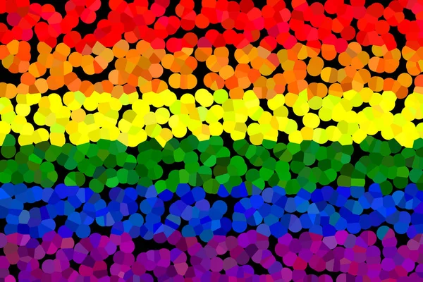 Hbtq Flagga Hbtq Stolthet Flagga Eller Regnbåge Stolthet Flagga Inkluderar — Stockfoto