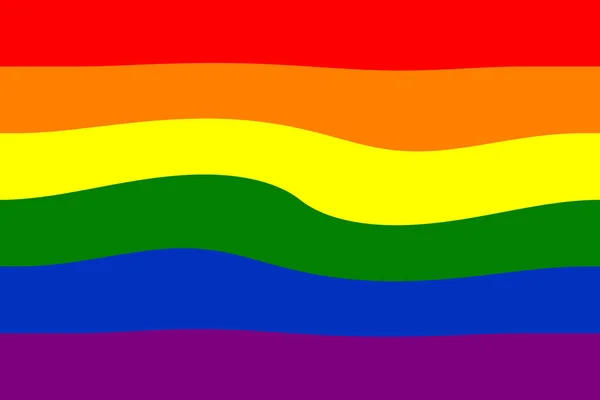 Bandiera Lgbt Bandiera Dell Orgoglio Lgbt Bandiera Dell Orgoglio Arcobaleno — Foto Stock