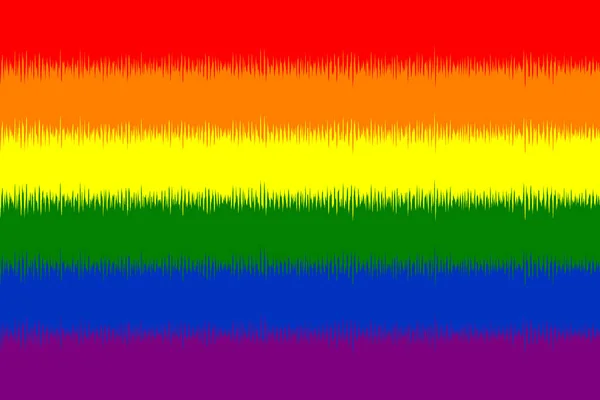 Lgbt Flagge Zur Lgbt Flagge Oder Regenbogenfahne Gehört Die Flagge — Stockfoto