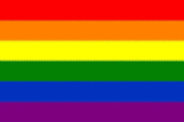 Bandera Lgbt Bandera Del Orgullo Lgbt Bandera Del Orgullo Del —  Fotos de Stock