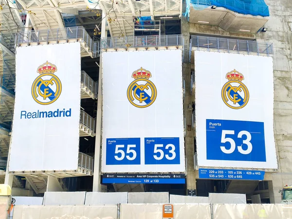 Santiago Bernabu Stadion Reform Hogy Egy Stadion Spanyolországban Real Madrid — Stock Fotó