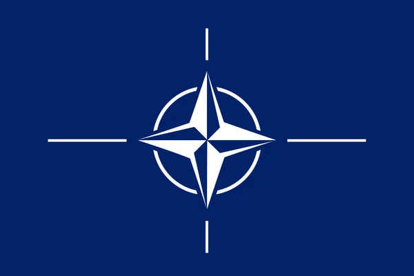 Nato Otan Nato Flag Otan Flag Flag Nato Logo Otan — Zdjęcie stockowe