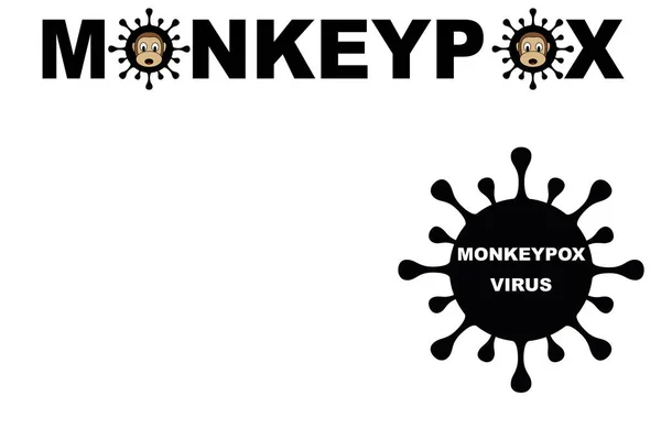 Мавпа Монкейпох Вірус Зоонотичні Вірусні Захворювання Які Можуть Заразити Людських — стокове фото