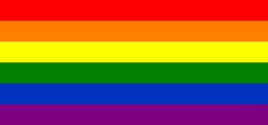 Onur Günü 2022. LGBT bayrağı. LGBT gurur bayrağı, lezbiyen, gey, biseksüel ve transgender LGBT örgütlerinin bayrağını içerir. Üç boyutlu illüstrasyon. Uluslararası LGBT Onur Günü.