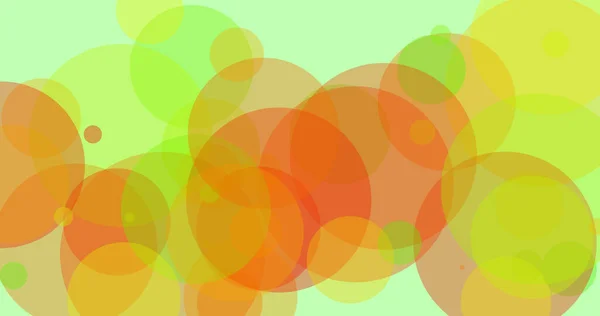 Background Green Orange Background Circles Abstract Background Gradient Different Shades — Stock Photo, Image