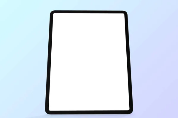 Tablets Realistic Tablet Mockup Blank Screen Background Gradient Color Front — Photo