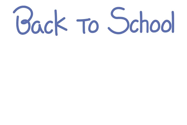 Back School Back School 2022 Pencils White Background Space Text — Stock Fotó