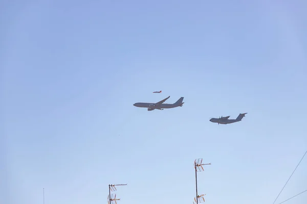 Madrid Spanyolország 2022 Szeptember Spanyol Légierő Október Nemzeti Napjára Próbál — Stock Fotó