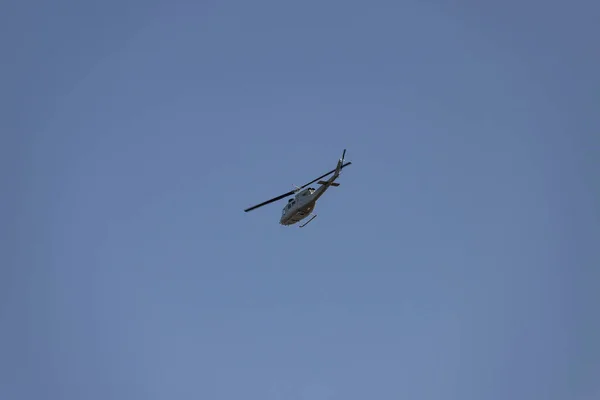 Hélicoptère Répétition Armée Air Espagnole Pour Fête Nationale Octobre Dans — Photo