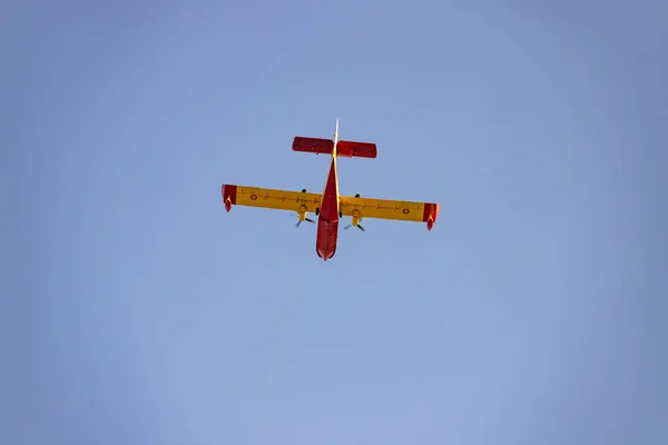 Seaplan Répétition Armée Air Espagnole Pour Fête Nationale Octobre Dans — Photo