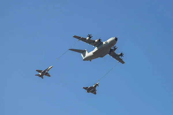 Airplane Hunt Hunts Military Vehicle Spanish Air Force Day National — Stock Photo, Image