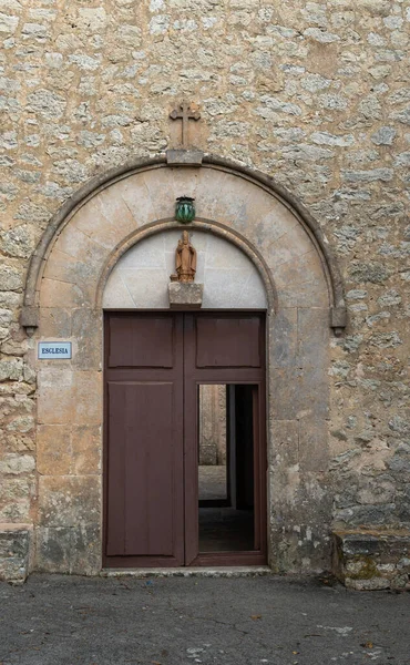 Fasad Den Kristna Eremitaget Sant Honorat Vid Solnedgången Mallorca Spanien — Stockfoto