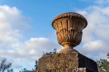 İspanya 'nın gün doğumunda Mallorca adasındaki Monti-Sion Katolik dini manastırı.