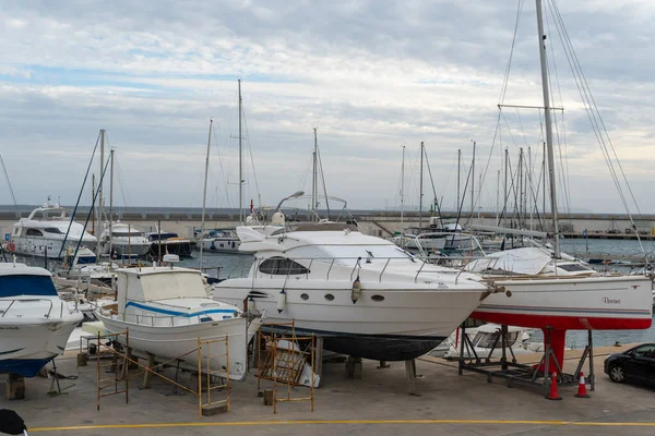 Rapita Espanha Fevereiro 2022 Royal Yacht Club Cidade Maiorquina Rapita — Fotografia de Stock