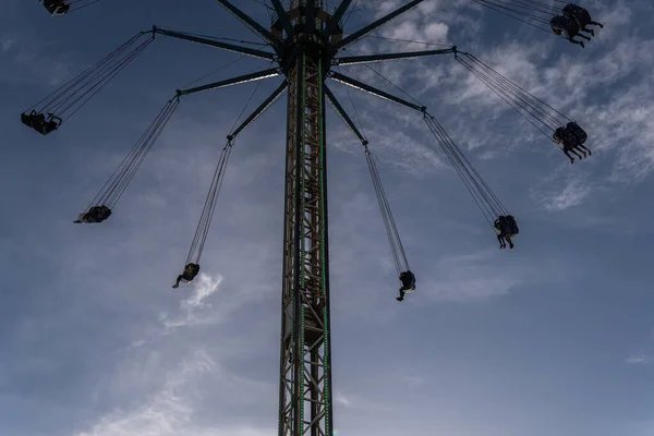 Palma Mallorca España Abril 2022 Atracciones Personas Tradicional Feria Anual — Foto de Stock