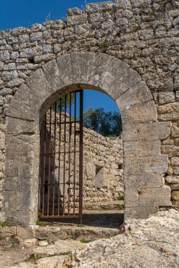 İspanya 'nın Felanitx kentindeki Castell de Santueri harabeleri.