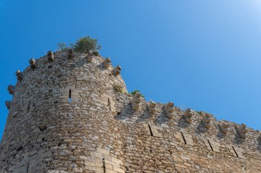 İspanya 'nın Felanitx kentindeki Castell de Santueri harabeleri.