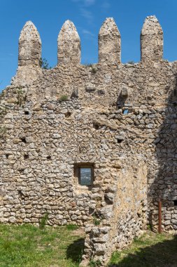 İspanya 'nın Felanitx kentindeki Castell de Santueri harabeleri.