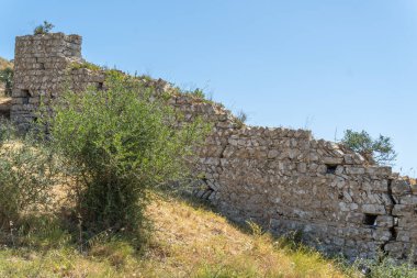 İspanya 'nın Felanitx kentindeki Castell de Santueri harabeleri.