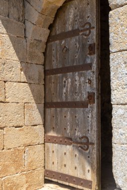 İspanya 'nın Felanitx kentindeki Castell de Santueri harabeleri.