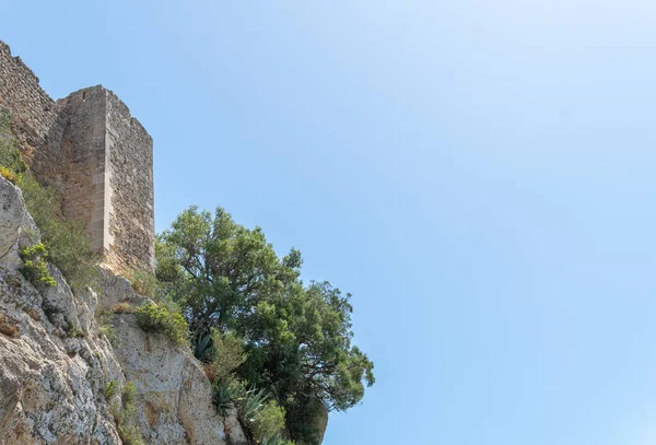 Ruínas Castelo Santueri Localizado Cidade Maiorquina Felanitx Espanha — Fotografia de Stock