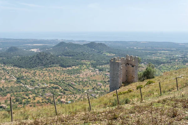 Spanya Nın Felanitx Kentindeki Castell Santueri Harabeleri — Stok fotoğraf