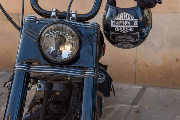 Santanyi Spain July 2022 Exhibition Harley Davidson Classic Motorcycles Majorcan — Fotografie, imagine de stoc