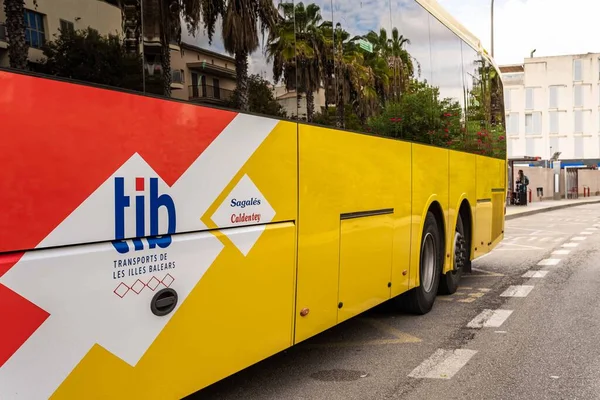 Manacor Spanien September 2022 Buss Till Det Regionala Bussbolaget Tib — Stockfoto