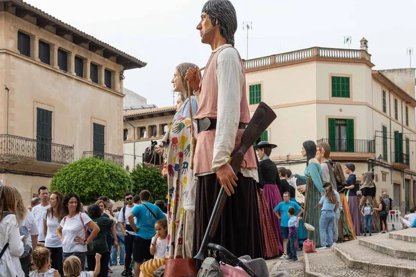 Felanitx Spain October 2022 Paprika Fair Mallorcan Town Felanitx 西班牙马略卡岛民俗文化的典型巨匠雕塑 — 图库照片