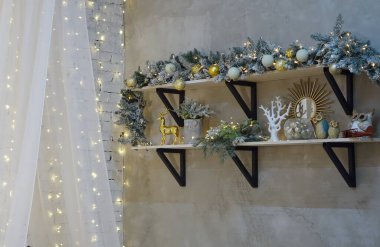 Apartmanda yeni yıl dekorasyonu