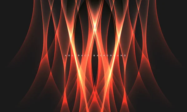 Dynamic Fire Wave Dimension Background Light Shadow Effect Background Abstract — Vetor de Stock