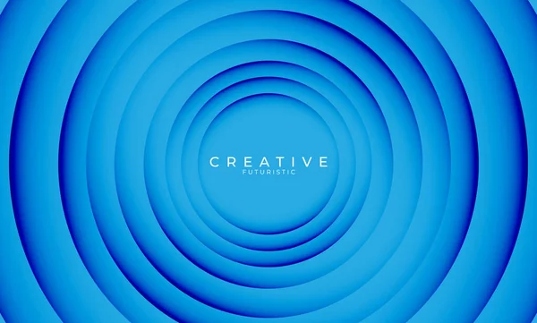 背景蓝色圆形的未来主义和无缝图案使商业设计渐变 抽象的未来派背景 抽象的艺术墙纸 矢量说明 — 图库矢量图片