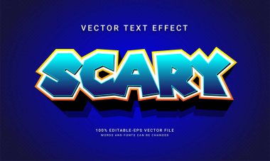 Cadılar bayramı temalı korkunç düzenlenebilir metin biçimi efekti