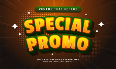 Özel tanıtımlı metin biçimi efekti temalı satış tanıtımı
