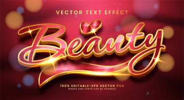 Güzel 3D metin tarzı efekti. Minimalist konsepte sahip düzenlenebilir metin.