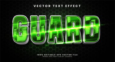 Gümüş çelik temalı düzenlenebilir metin biçimi efekti.