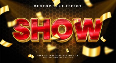 Düzenlenebilir metin biçimi efektini altın temalı göster.