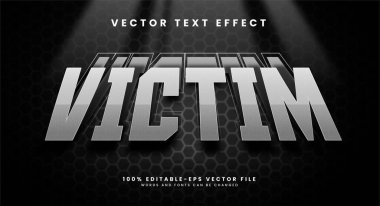 Kurban minimalist konseptle düzenlenebilir metin biçimi efekti.