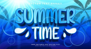 Yaz zamanı düzenlenebilir metin efekti yaz etkinliğini kutlamak için uygun.