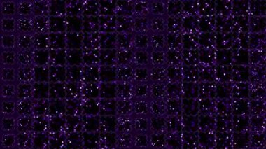 Işıldayan parlak şekiller. Pikseller. Parçacıklar.