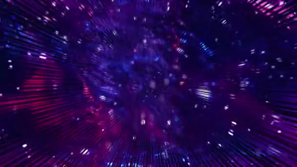Water abstraction. 4K motion graphics. Beautiful abstraction. Waves and particles. — Wideo stockowe
