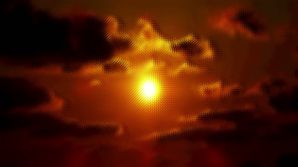 Pozadí západu slunce s jedinečnou texturou. Stock Záběr