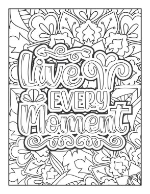 Motivasyon tırnak boyama sayfası. İlham verici tırnak boyama sayfası. Olumlu alıntılama sayfası. Olumlu tırnak boyama sayfası. İyi titreşimler. Motive edici küfür. Motivasyonel tipografi.