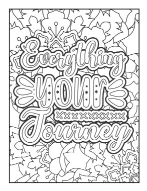 Motivasyon tırnak boyama sayfası. İlham verici tırnak boyama sayfası. Olumlu alıntılama sayfası. Olumlu tırnak boyama sayfası. İyi titreşimler. Motive edici küfür. Motivasyonel tipografi.