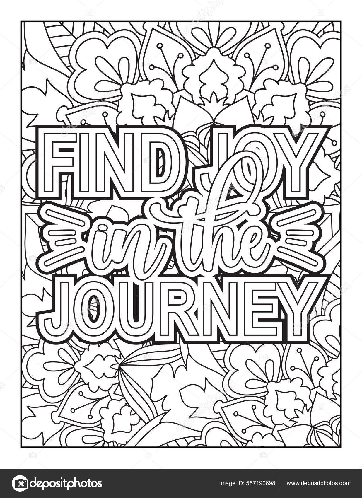 23+ Inspiring Quotes Coloring Pages