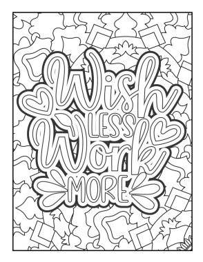 Motivasyon tırnak boyama sayfası. İlham verici tırnak boyama sayfası. Olumlu alıntılama sayfası. Olumlu tırnak boyama sayfası. İyi titreşimler. Yetişkinler için boyama kitabı. Motivasyonel küfür kelime renklendirme sayfası.