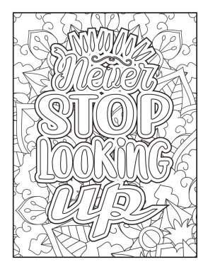 Motivasyon tırnak boyama sayfası. İlham verici tırnak boyama sayfası. Olumlu alıntılama sayfası. Olumlu tırnak boyama sayfası. İyi titreşimler. Yetişkinler için boyama kitabı. Motivasyonel küfür kelime renklendirme sayfası.