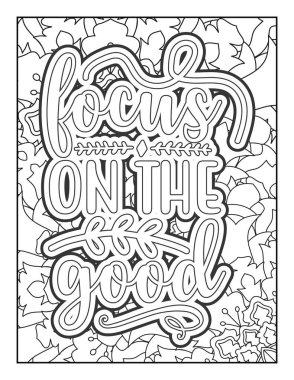 Motivasyon tırnak boyama sayfası. İlham verici tırnak boyama sayfası. Olumlu alıntılama sayfası. Olumlu tırnak boyama sayfası. İyi titreşimler. Yetişkinler için boyama kitabı. Motivasyonel küfür kelime renklendirme sayfası.