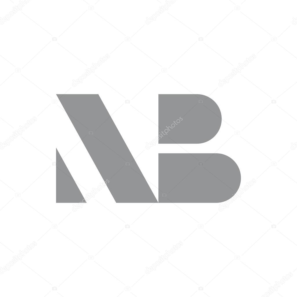 Nb logo vector design template