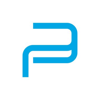 p logo vektör tasarım şablonu